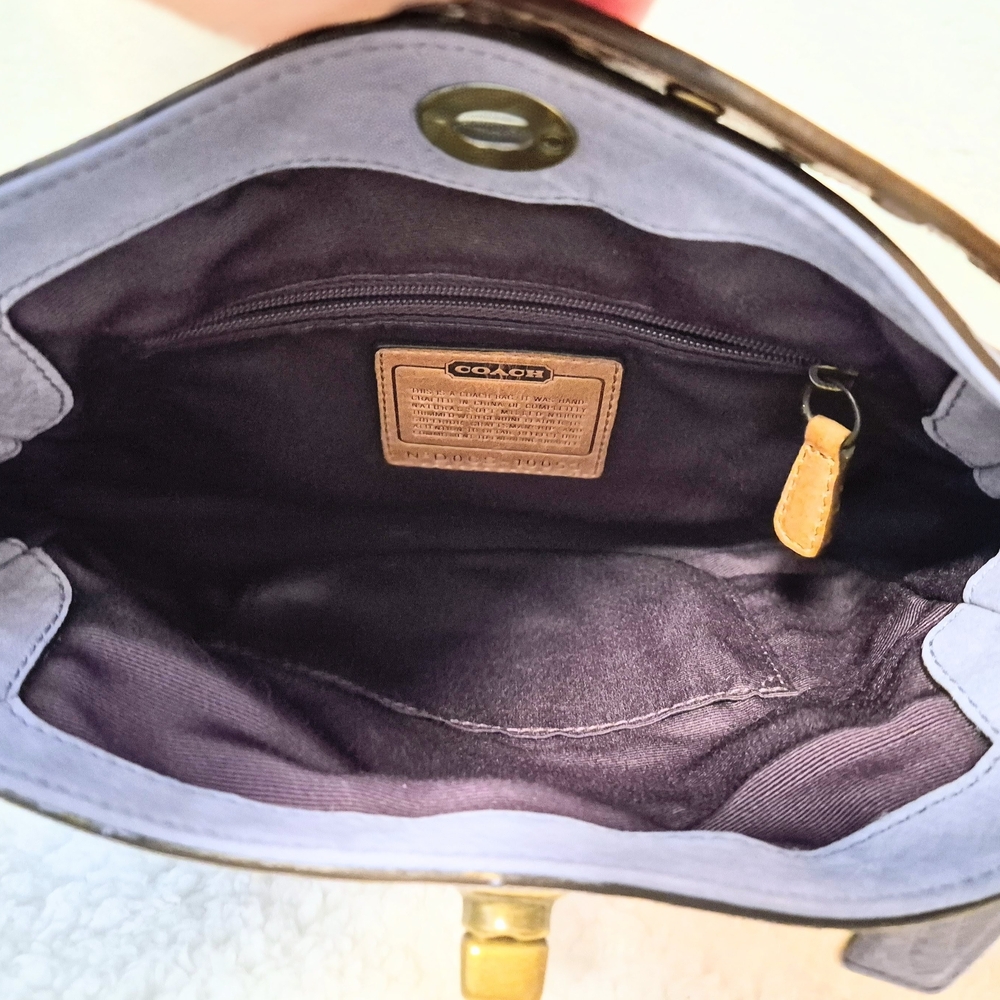 Coach Lavender Leather Demi Purse - Picture 8 of 10
